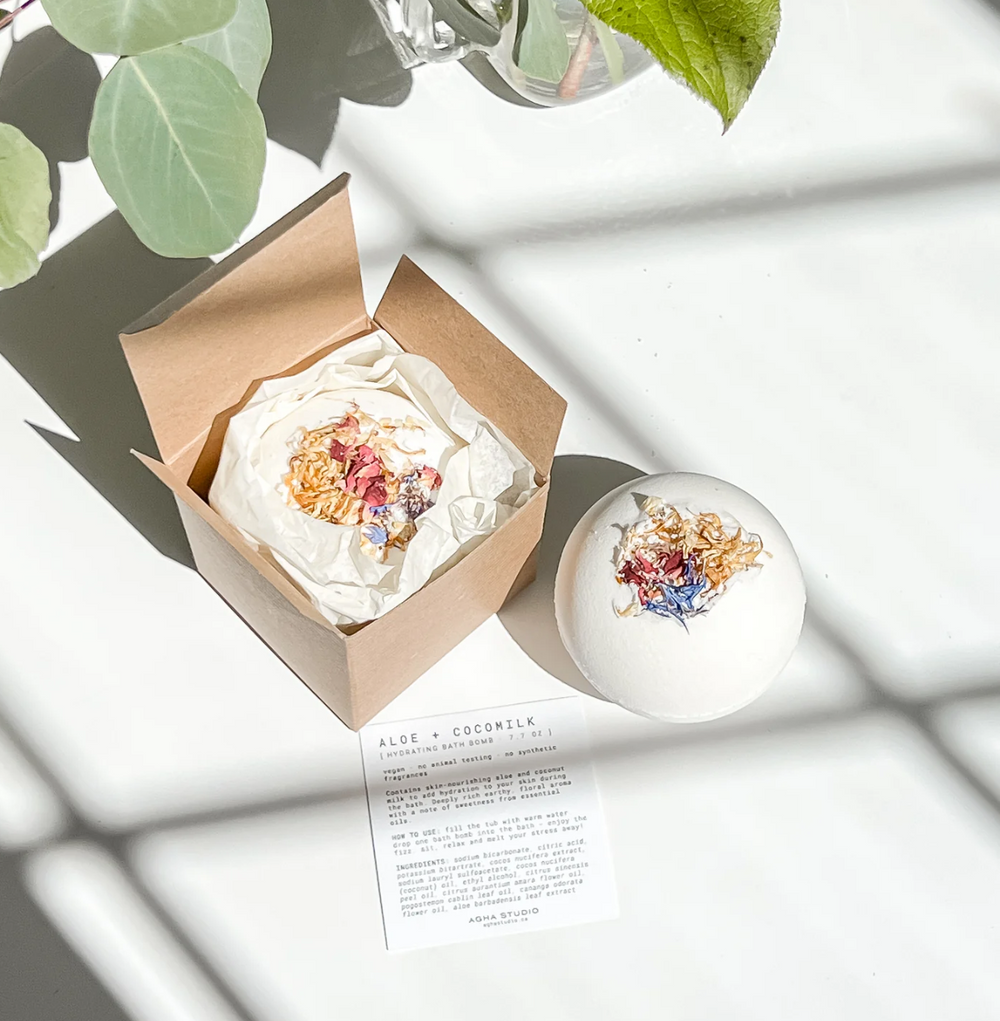 Aloe + Cocomilk Bath Bomb